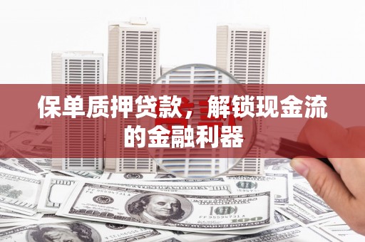 宣汉保单质押贷款，解锁现金流的金融利器