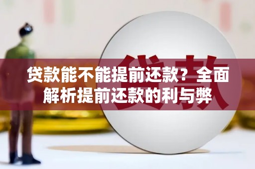 宣汉贷款能不能提前还款？全面解析提前还款的利与弊