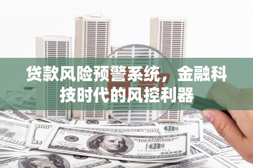 宣汉贷款风险预警系统，金融科技时代的风控利器