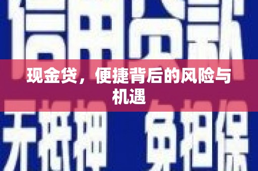 宣汉现金贷，便捷背后的风险与机遇