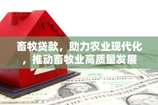 宣汉畜牧贷款，助力农业现代化，推动畜牧业高质量发展
