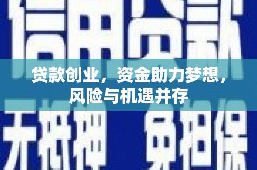 宣汉贷款创业，资金助力梦想，风险与机遇并存