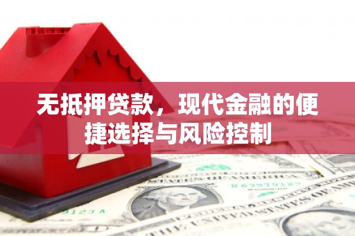 宣汉无抵押贷款，现代金融的便捷选择与风险控制