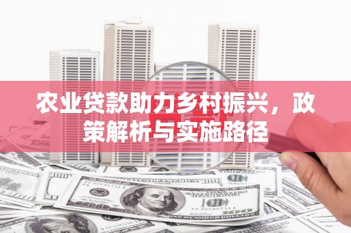 宣汉农业贷款助力乡村振兴，政策解析与实施路径