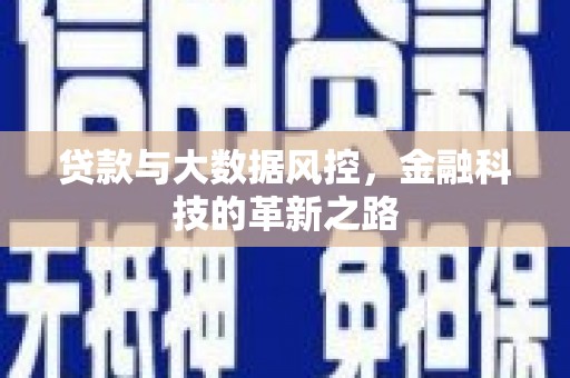 宣汉贷款与大数据风控，金融科技的革新之路