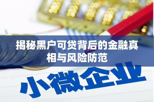 宣汉揭秘黑户可贷背后的金融真相与风险防范