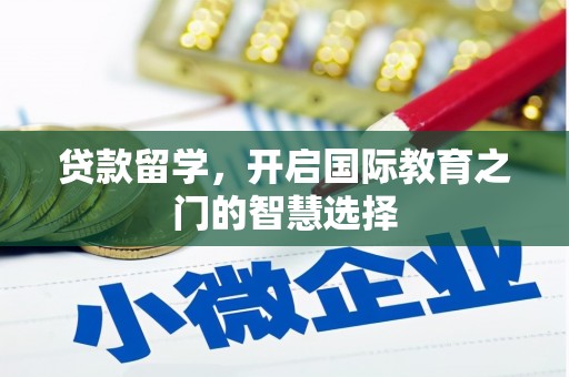 宣汉贷款留学，开启国际教育之门的智慧选择