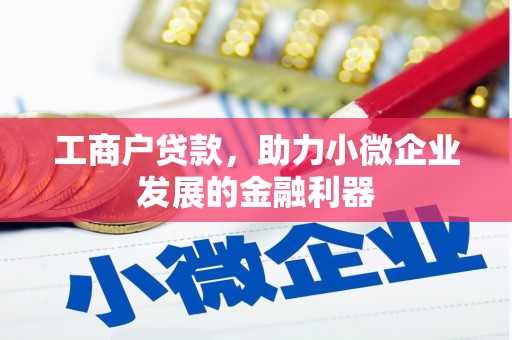 宣汉工商户贷款，助力小微企业发展的金融利器