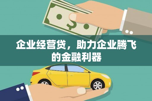 宣汉企业经营贷，助力企业腾飞的金融利器