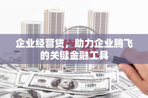 宣汉企业经营贷，助力企业腾飞的关键金融工具
