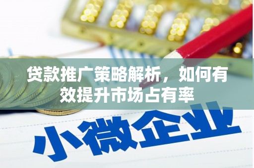 宣汉贷款推广策略解析，如何有效提升市场占有率