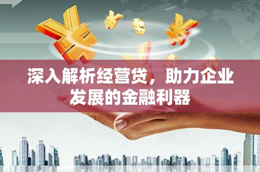 宣汉深入解析经营贷，助力企业发展的金融利器