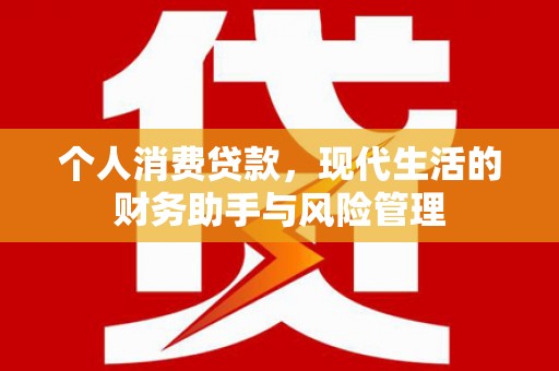 宣汉个人消费贷款，现代生活的财务助手与风险管理