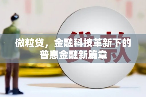 宣汉微粒贷，金融科技革新下的普惠金融新篇章