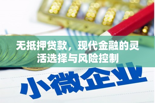 宣汉无抵押贷款，现代金融的灵活选择与风险控制