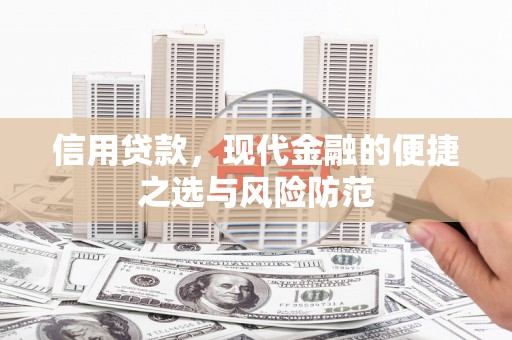 宣汉信用贷款，现代金融的便捷之选与风险防范