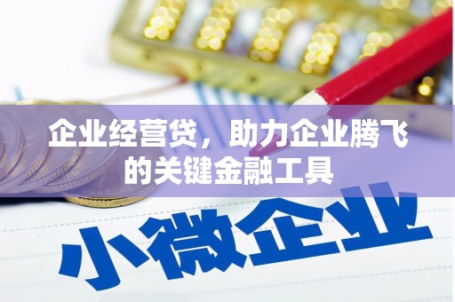 宣汉企业经营贷，助力企业腾飞的关键金融工具