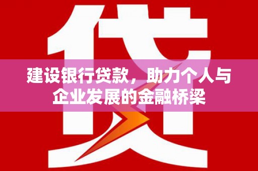 宣汉建设银行贷款，助力个人与企业发展的金融桥梁