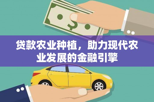 宣汉贷款农业种植，助力现代农业发展的金融引擎