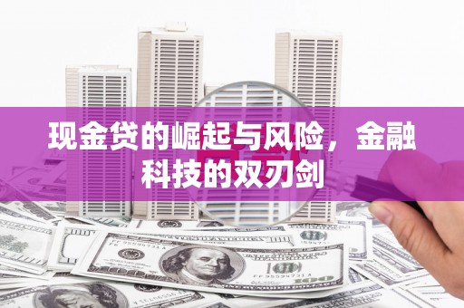 宣汉现金贷的崛起与风险，金融科技的双刃剑