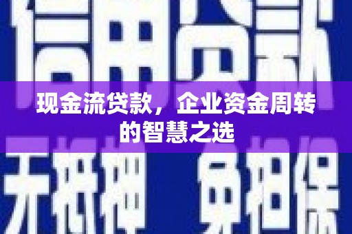 宣汉现金流贷款，企业资金周转的智慧之选