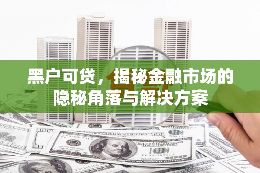宣汉黑户可贷，揭秘金融市场的隐秘角落与解决方案