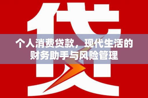 宣汉个人消费贷款，现代生活的财务助手与风险管理
