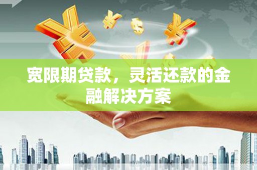 宣汉宽限期贷款，灵活还款的金融解决方案