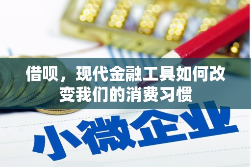宣汉借呗，现代金融工具如何改变我们的消费习惯