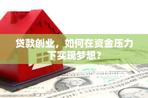 宣汉贷款创业，如何在资金压力下实现梦想？