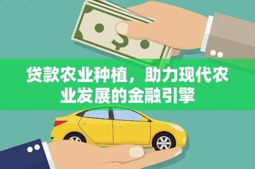 宣汉贷款农业种植，助力现代农业发展的金融引擎