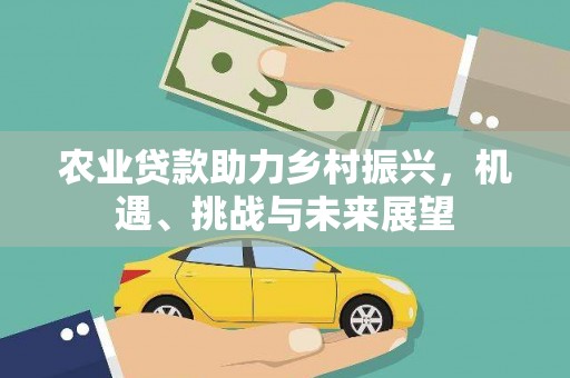 宣汉农业贷款助力乡村振兴，机遇、挑战与未来展望