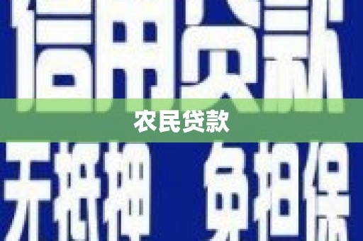 宣汉农民贷款