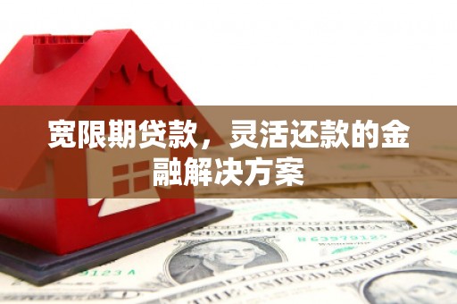 宣汉宽限期贷款，灵活还款的金融解决方案