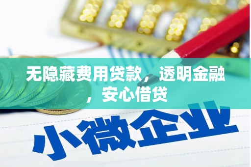 宣汉无隐藏费用贷款，透明金融，安心借贷