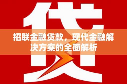 宣汉招联金融贷款，现代金融解决方案的全面解析