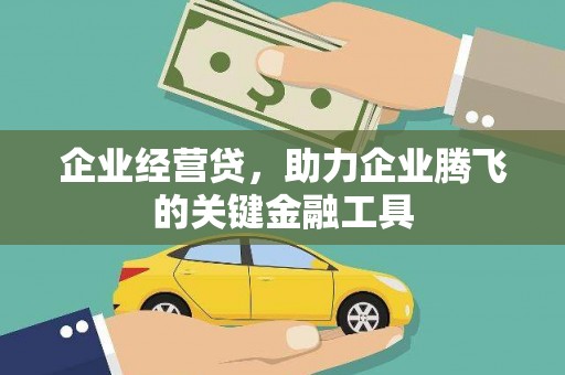 宣汉企业经营贷，助力企业腾飞的关键金融工具