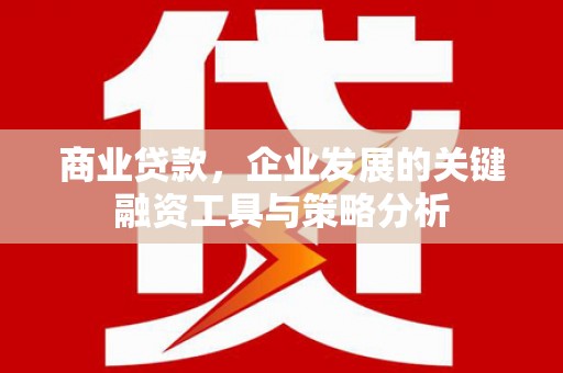 宣汉商业贷款，企业发展的关键融资工具与策略分析
