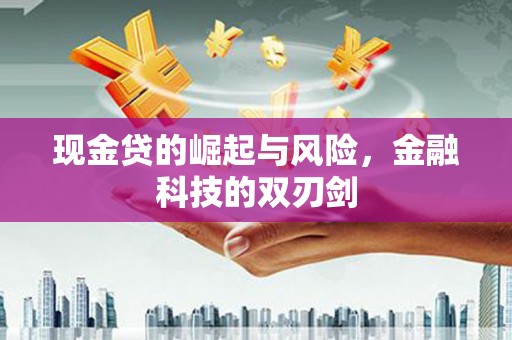 宣汉现金贷的崛起与风险，金融科技的双刃剑
