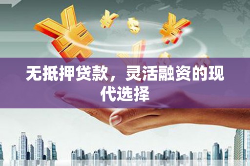 宣汉无抵押贷款，灵活融资的现代选择