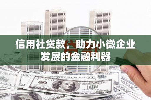 宣汉信用社贷款，助力小微企业发展的金融利器