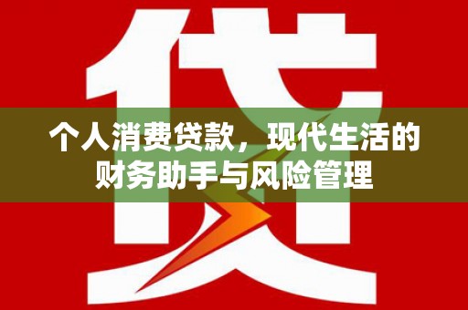 宣汉个人消费贷款，现代生活的财务助手与风险管理