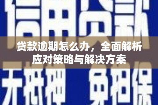 宣汉贷款逾期怎么办，全面解析应对策略与解决方案