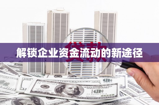 宣汉解锁企业资金流动的新途径
