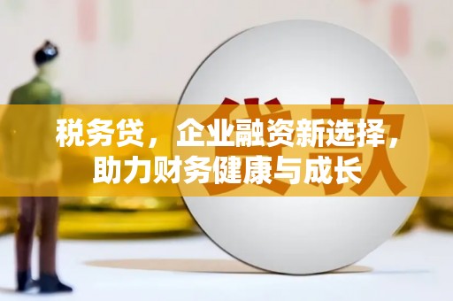 宣汉税务贷，企业融资新选择，助力财务健康与成长